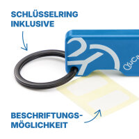 YuCase B+ Schutzhülle für Yubikeys, Himmelblau