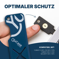 YuCase B+ Schutzhülle für Yubikeys, Dunkelblau