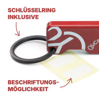 YuCase B+ Schutzhülle für Yubikeys, Rubinrot